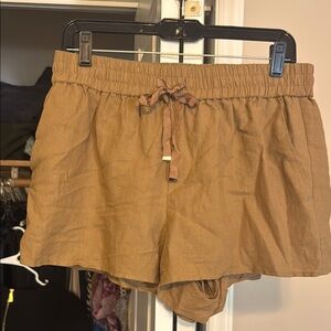 CAMI NYC Tan/Brownish Shorts with elastic waistband! So cute!